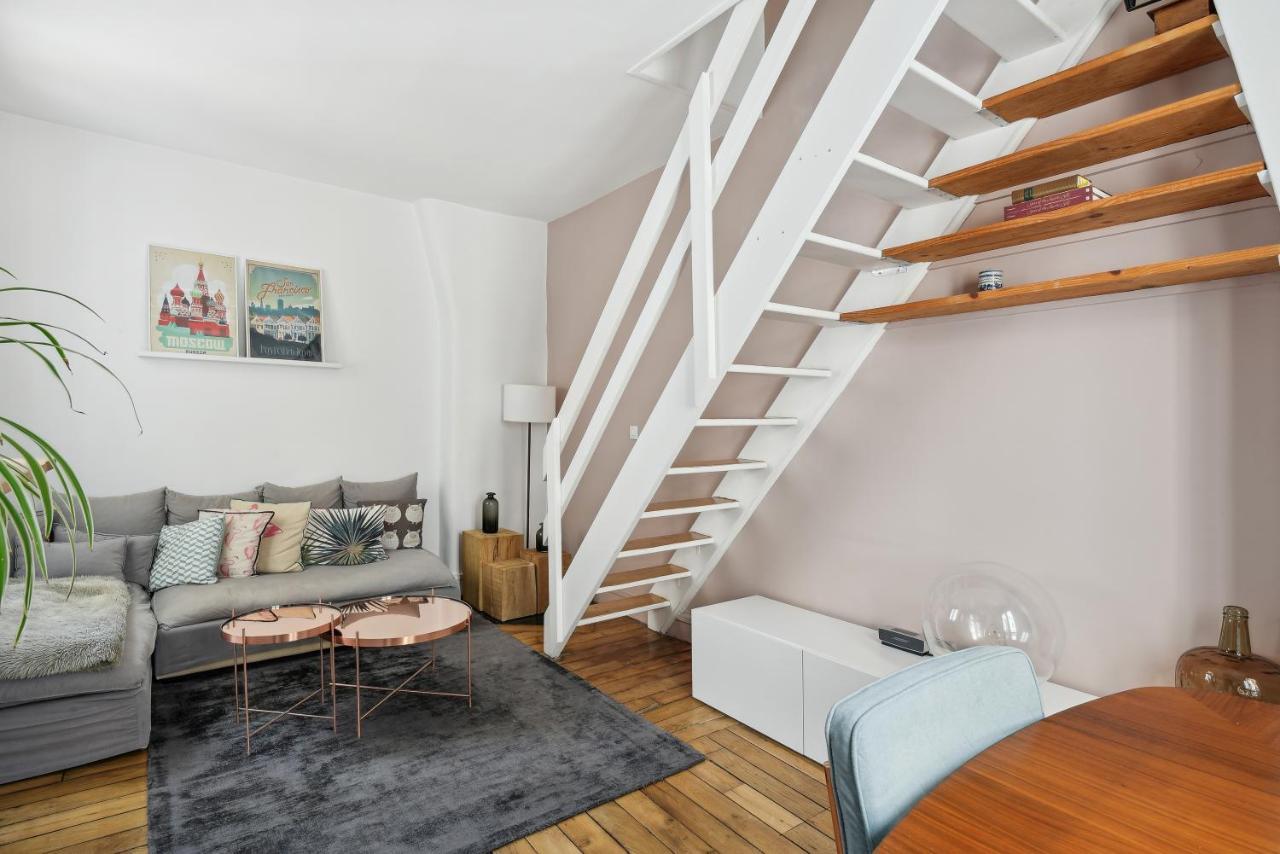 Charming Duplex In Privatestreet, Citycenter Paříž Exteriér fotografie